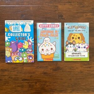 3 Kids Books | KleptoDogs | KittyCones | Lost Kitties Collector's Guide